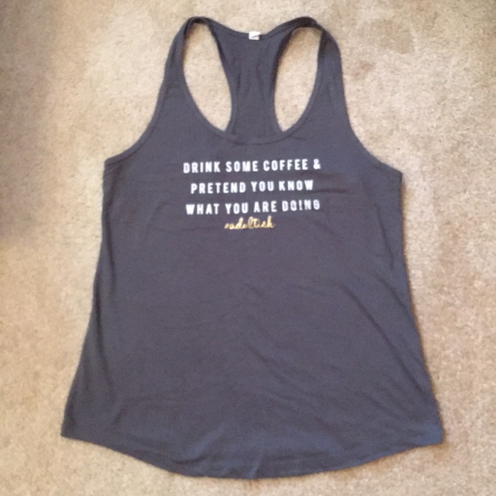 Coffee graphic tank